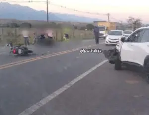 Colisão frontal entre carro e moto mata professora de 36 anos