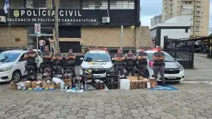 Polícia encontra laboratório clandestino Caraguatatuba