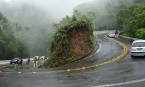 Devido à neblina, manutenção na Rodovia Oswaldo Cruz em Ubatuba é suspendida 