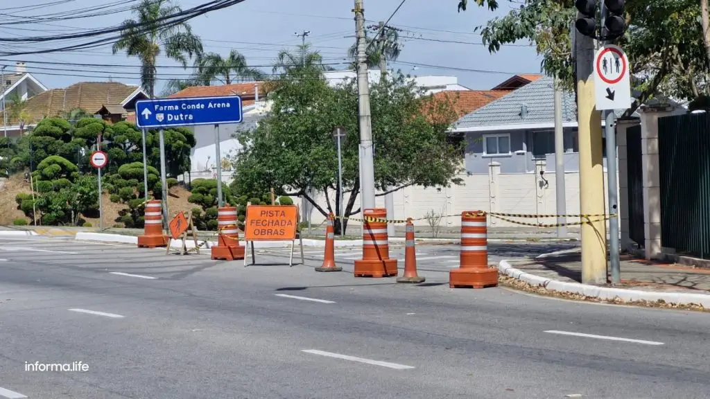 Via Oeste será interditada novamente para obras