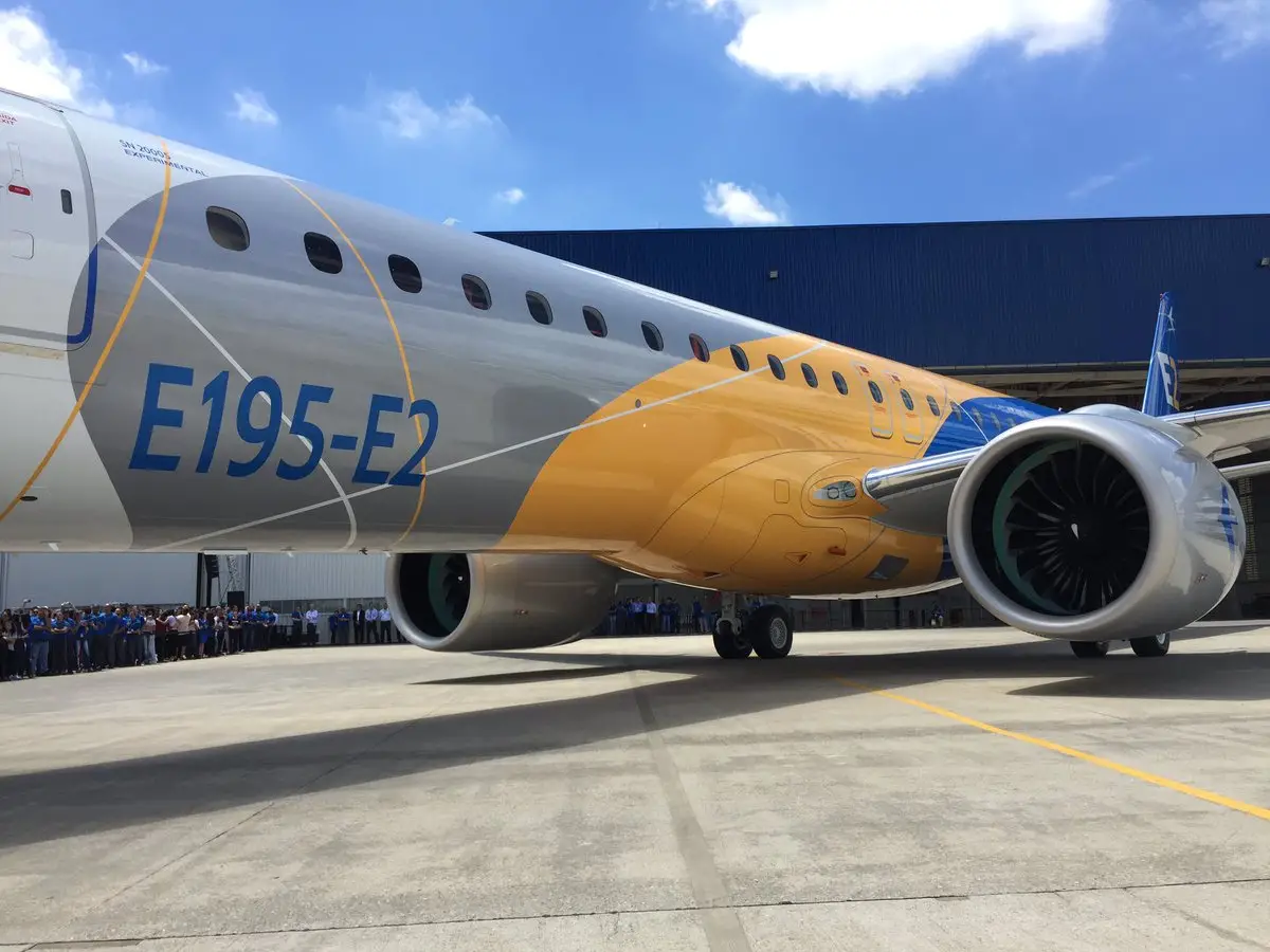 Embraer vende 20 jatos E195-E2 para empresa holandesa TrueNoord