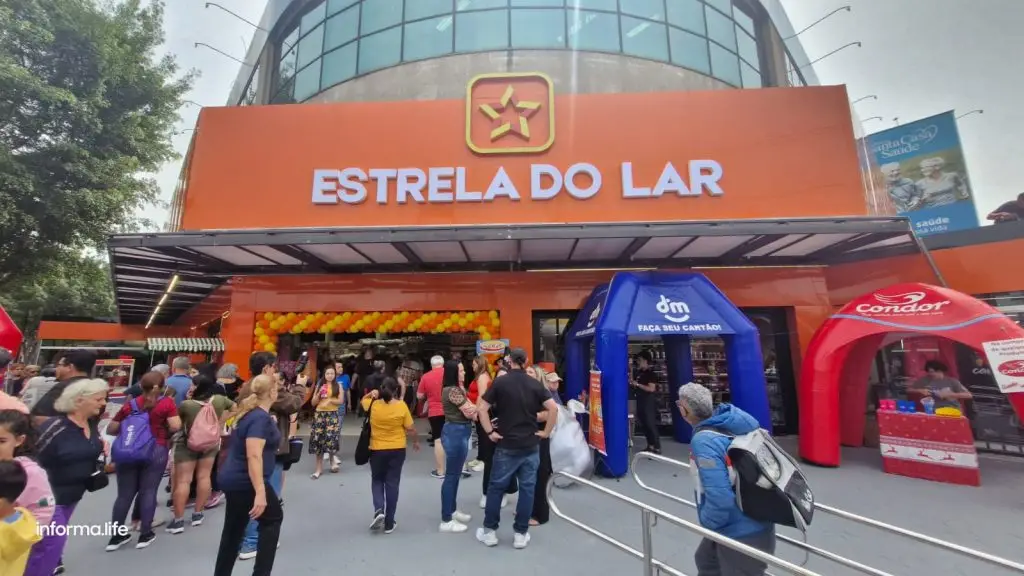 Estrela do Lar inaugura com multidão e fila gigantesca no coração da zona sul