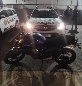 Moto furtada é recuperada pela PM na zona sul de São José dos Campos