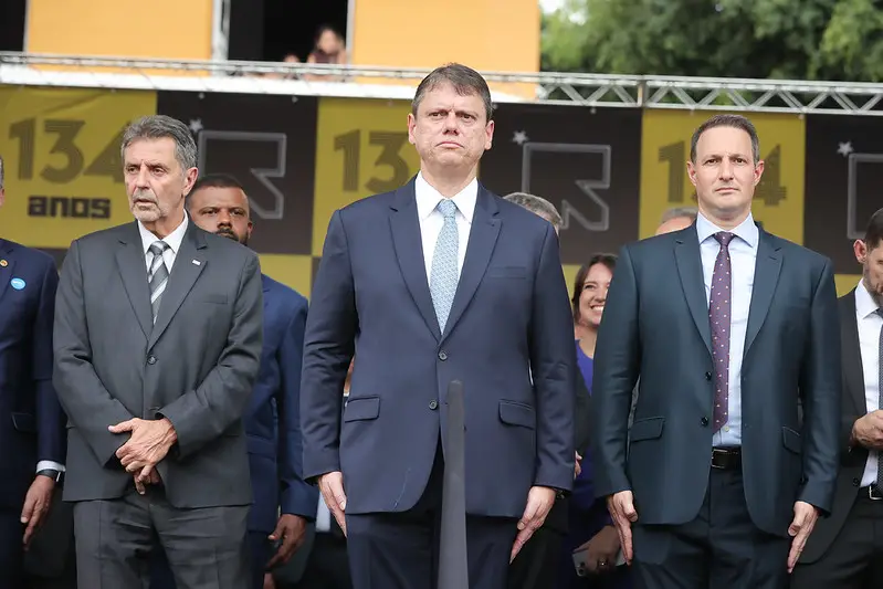 Aniversário de 134 anos do Batalhão de Choque Tobias de Aguiar reúne autoridades e marca despedida de Derrite