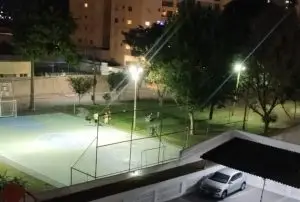 Aquarius Life Barulho na quadra da praça Valdir Leonel Fiebig volta a tirar o sossego dos vizinhos