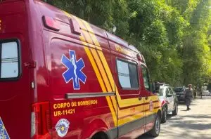 Mulher de 29 anos foi socorrida após agressão no bairro Ipiranguinha, em Ubatuba