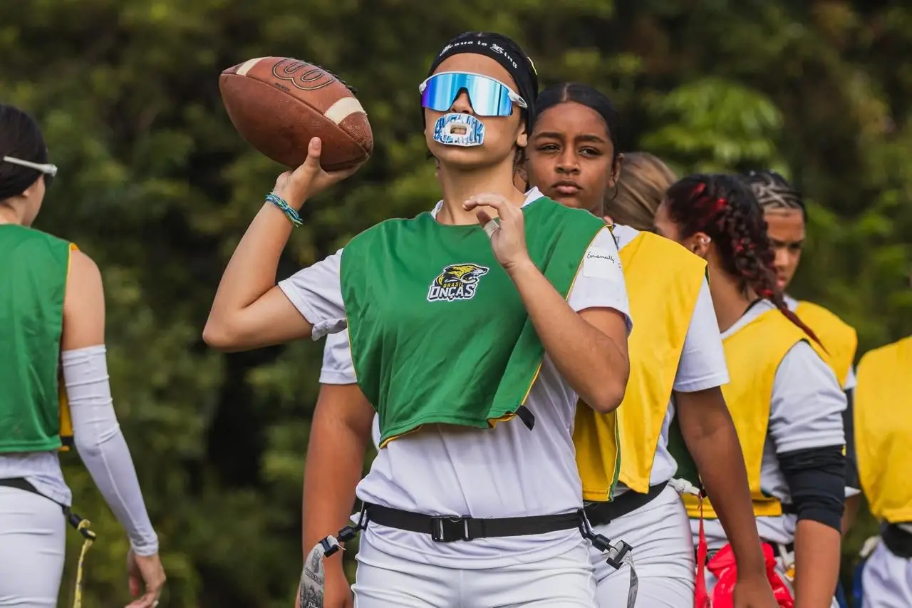 Emanuelly é a única atleta de São José dos Campos convocada para a Seleção Brasileira Sub-17 de Flag Football.