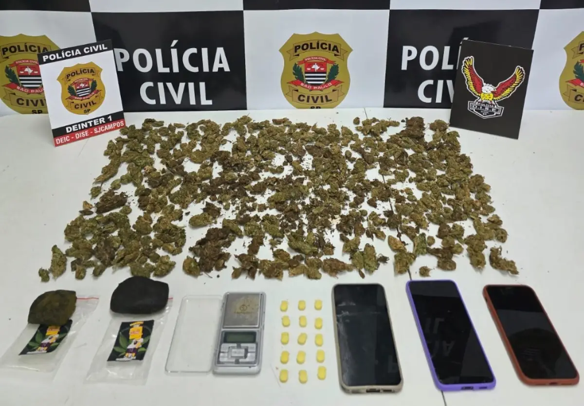 Polícia Civil, tráfico de drogas, São José dos Campos, DISE