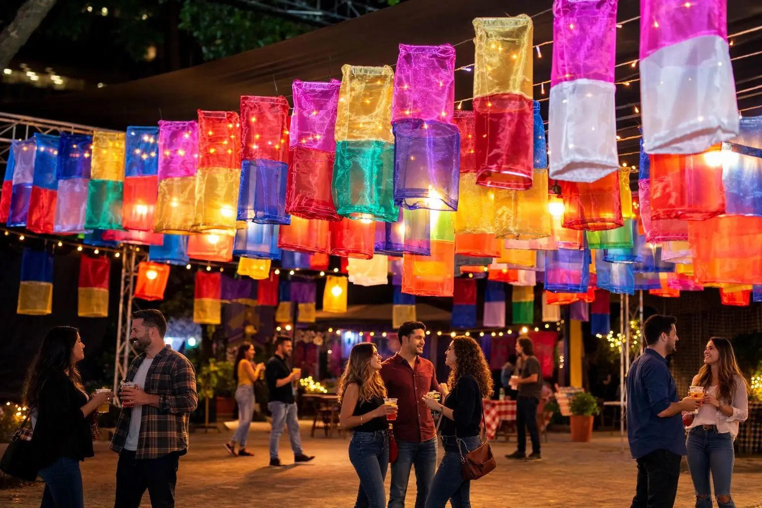 Lanternas coloridas serão um dos destaques do festival coreano em São José dos Campos