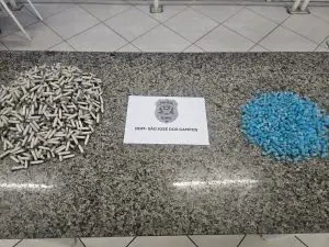 Mais de 3 kg de entorpecentes foram apreendidos em operação em SJC