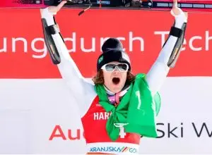 Lucas Pinheiro conquista ouro no slalom gigante da Copa do Mundo na Eslovênia e mantém disputa pelo título