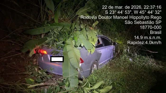Colisão na Rio-Santos mata casal e motorista é preso por embriaguez
