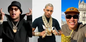 MC Ryan SP, MC Poze do Rodo e Raphael Sousa Oliveira, dono do perfil ‘Choquei’/ Foto: Redes sociais