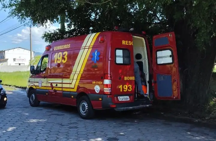 Motociclista fica ferido após queda causada por cachorro em Caraguatatuba