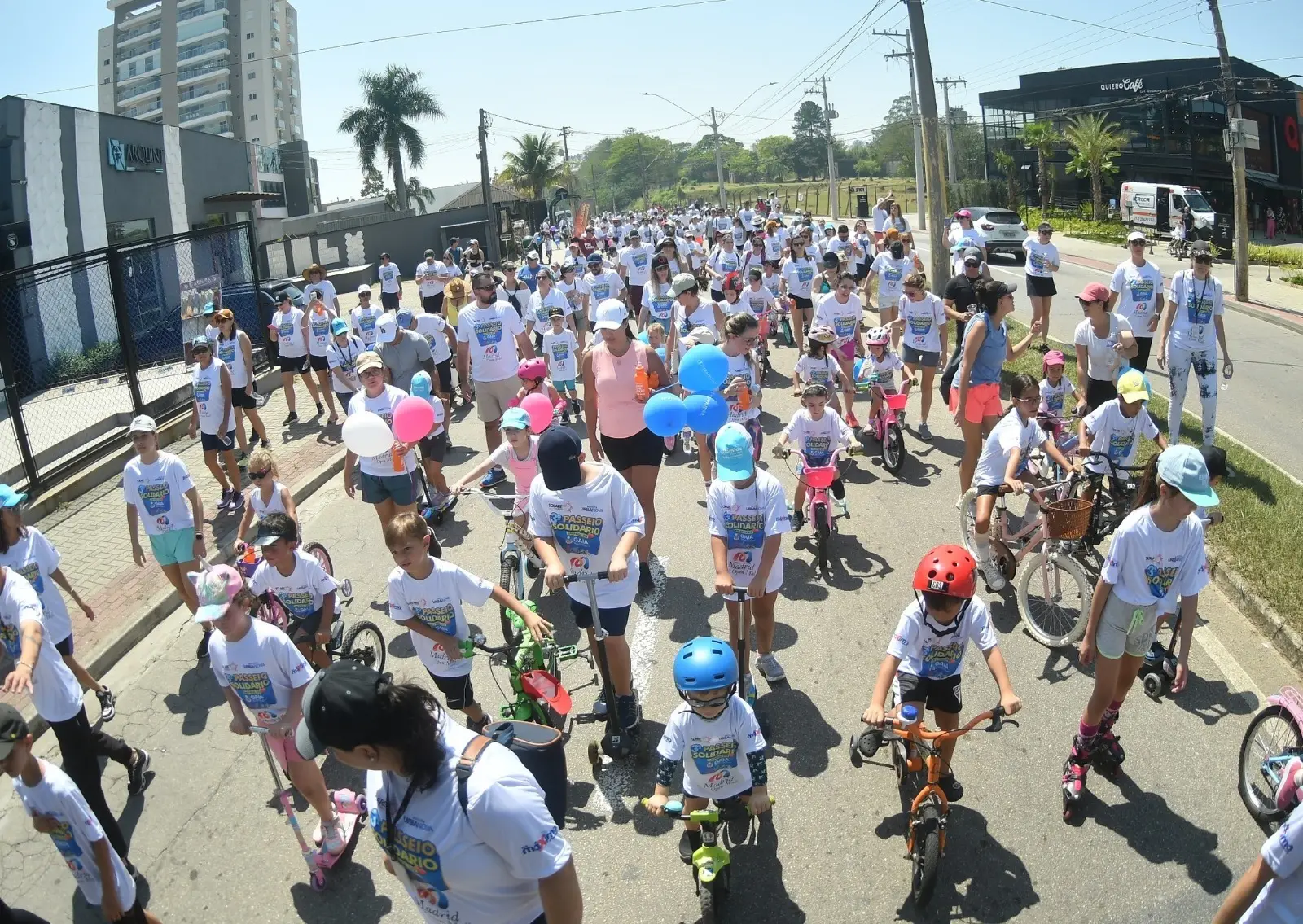 Passeio Solidário no Urbanova reúne comunidade em apoio a pessoas com autismo
