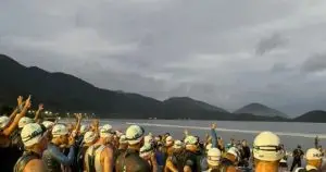 Atletas iniciam desafio de 515 km no UB515 Ultraman Brasil em Ubatuba