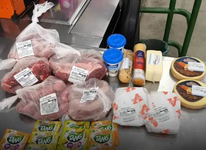 Mulher é detida após furtar alimentos em hipermercado no litoral norte