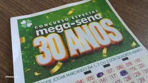 Mega-Sena 30 anos sorteia R$ 336 milhões e duas apostas dividem prêmio milionário