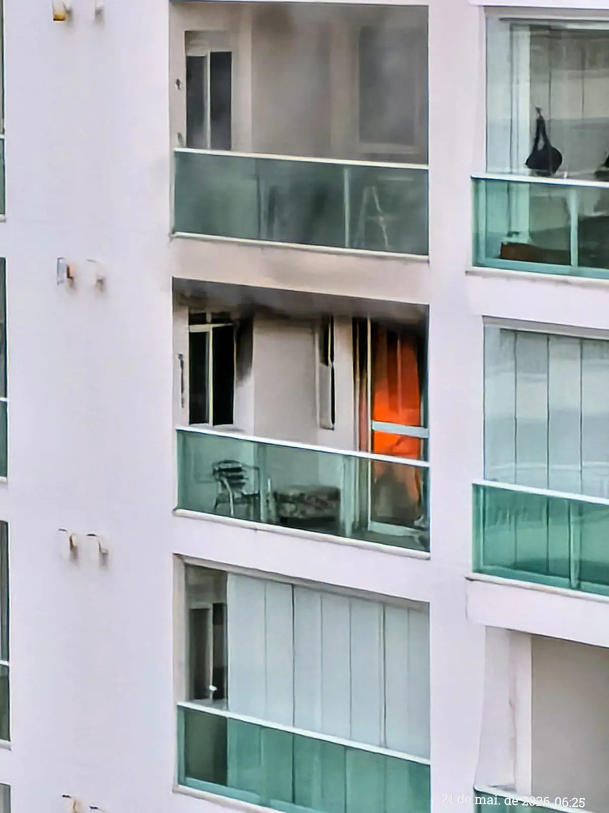 fogo em apartamento