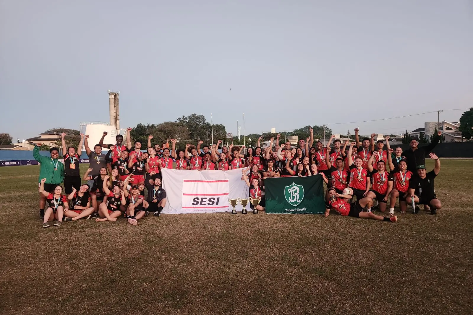 SESI Jacareí Rugby conquistou o título brasileiro em três categorias - Foto Ícaro Leal/Jacareí Rugby