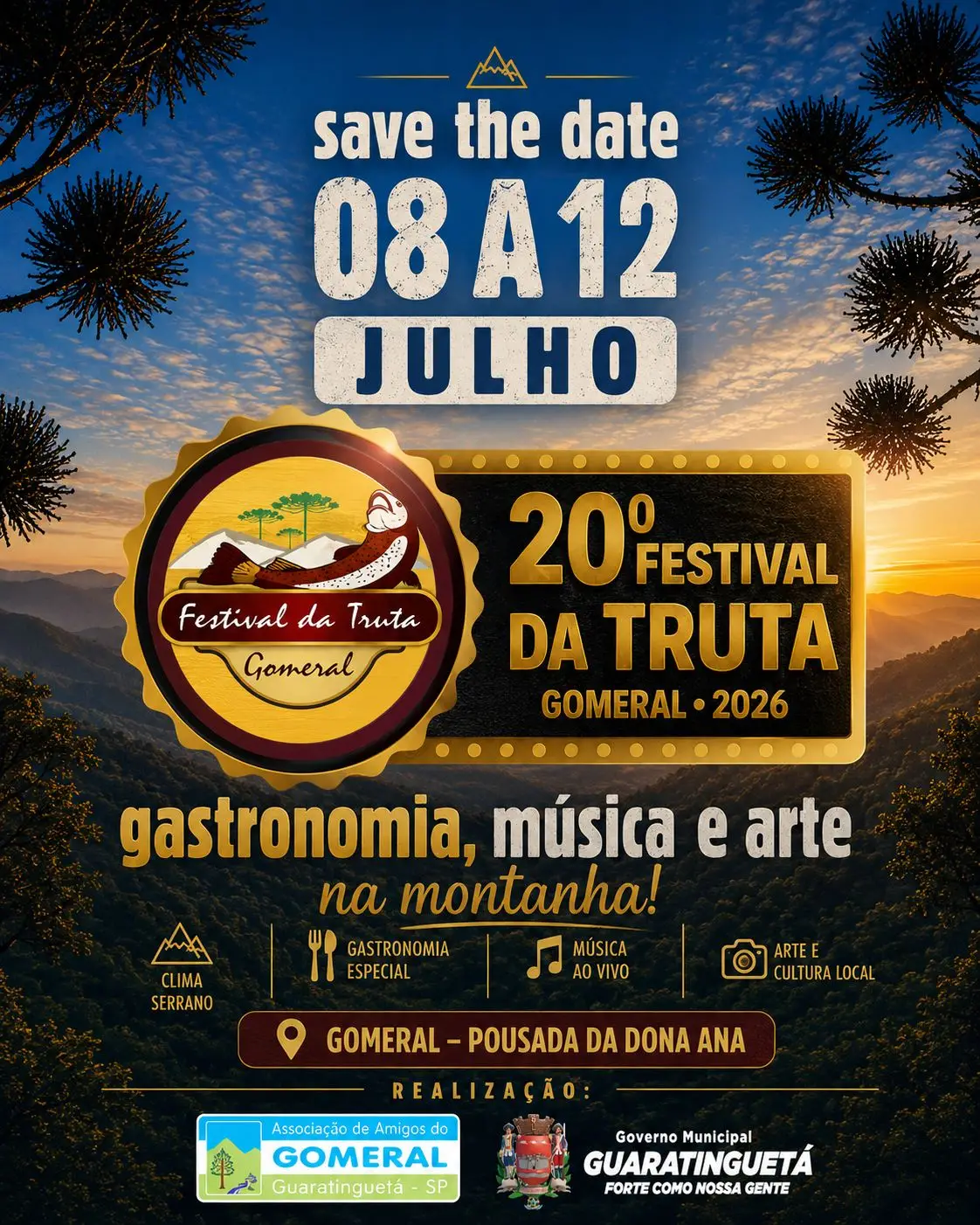 20º Festival da Truta do Gomeral será em julho