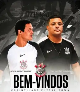 Corinthians Futsal Down terá atleta e treinador de Lorena