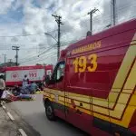 Colisão entre motos deixa duas mulheres feridas no Morro do Algodão, em Caraguatatuba