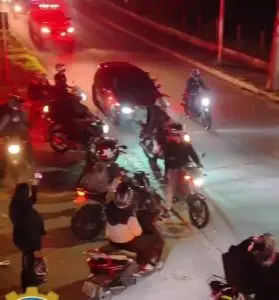 Indignação toma conta da zona sul de São José: motoboys protestam e pedem justiça por morte de Victor 'Chipa Grau'