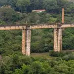 Ponte do Esqueleto, onde ocorreu a morte da jovem