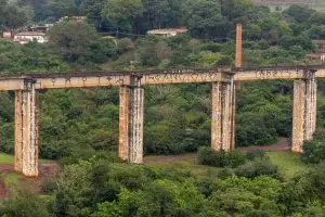 Ponte do Esqueleto, onde ocorreu a morte da jovem