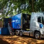 Carreta do Museu Catavento leva experiências interativas e oficinas gratuitas ao Parque da Cidade, em Jacareí