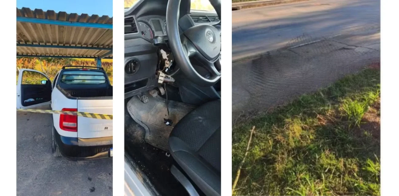 Criminosos furtam três veículos da Prefeitura de São José