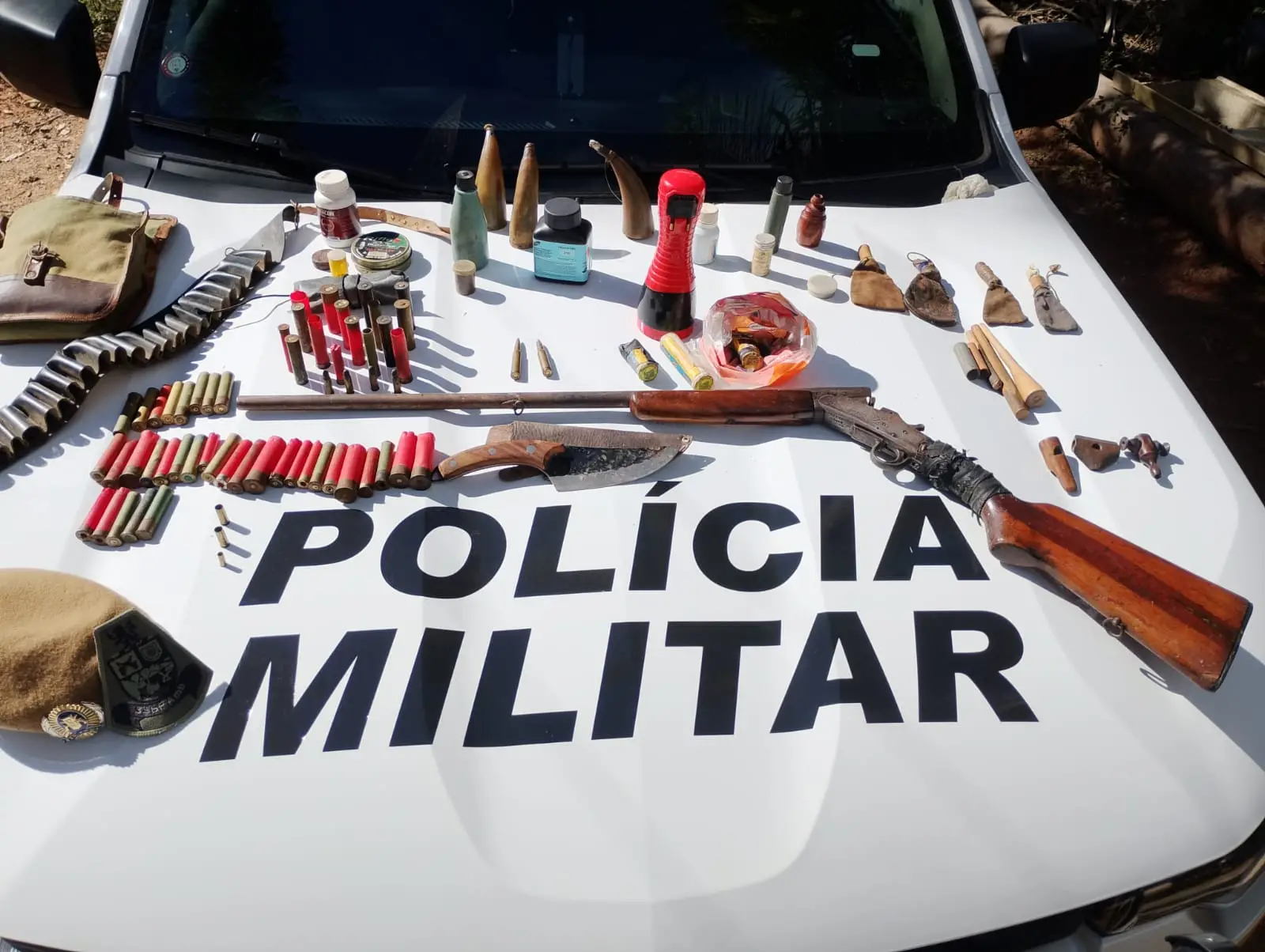 Posse ilegal de arma em Paraibuna termina com prisão