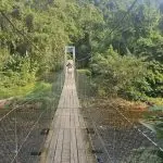 Ponte de acesso a aldeia Rio Bonito
