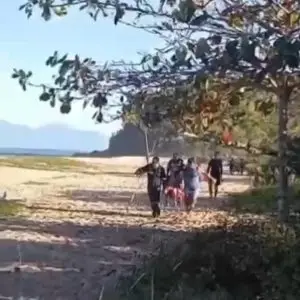 Afogamento na Praia do Capricórnio