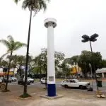 Jacareí reforça combate ao crime com supertotem de 7 metros e mais 70 câmeras inteligentes