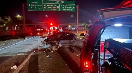Acidente na Via Dutra mobiliza bombeiros e salva jovem em parada cardíaca