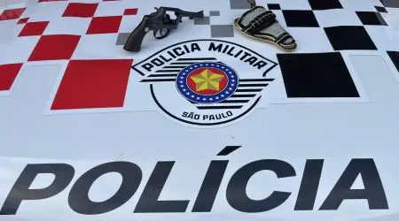 Após agredir ex, homem de 24 anos é preso por violência doméstica e porte ilegal de arma