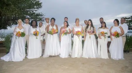 Casamento Comunitário emociona casais em Ubatuba no Dia dos Namorados