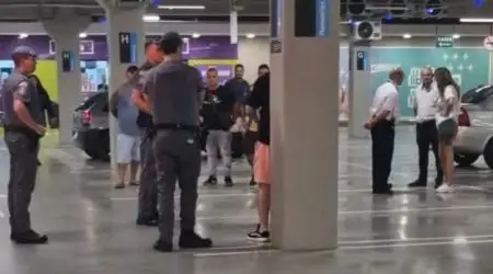 Confusão em estacionamento de supermercado no Aquarius termina com ação da PM