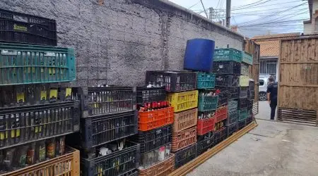 Distribuidora clandestina de bebidas é interditada na zona sul de São José