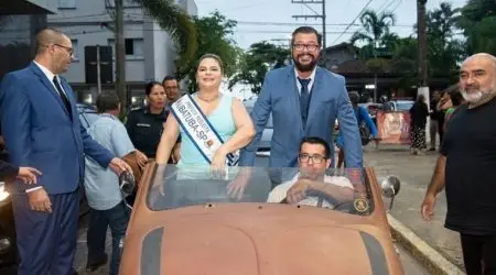 Flávia Pascoal toma posse para seu 2º mandato em Ubatuba