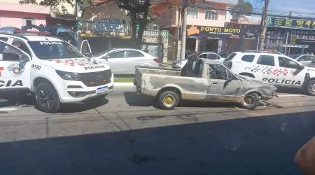 Ford Pampa furtada em Caçapava é recuperada em São José com ajuda das câmeras