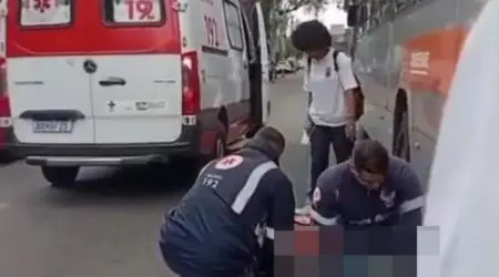 Idosa é atropelada por ônibus na Adhemar de Barros, em São José dos Campos