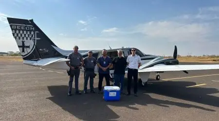 Aviação Solidária leva fígado de Votuporanga a São José dos Campos para transplante