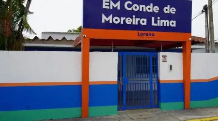 Escola Conde de Moreira Lima é reinaugurada em Lorena
