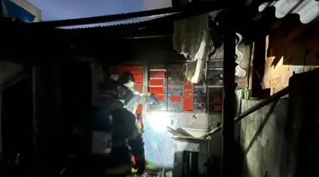 Incêndio em residência no Campos de São José mobilizou o Corpo de Bombeiros, que controlou as chamas sem vítimas.