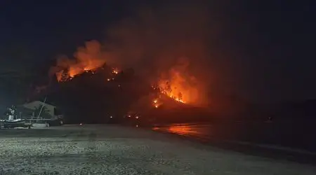 Incêndio na Tabatinga destruiu 76 mil m² de vegetação. Bombeiros atuaram por 9h; não houve vítimas.