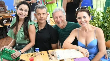 Jose Antonio, Patricia Marcondes Cesar, Priscila e Enrico Julio