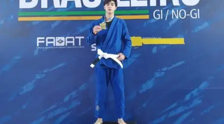 Jovem promessa do Jiu-Jitsu, Kalebe K. Zanqui é campeão da 3ª etapa do Brasileiro da FEVAPLAN